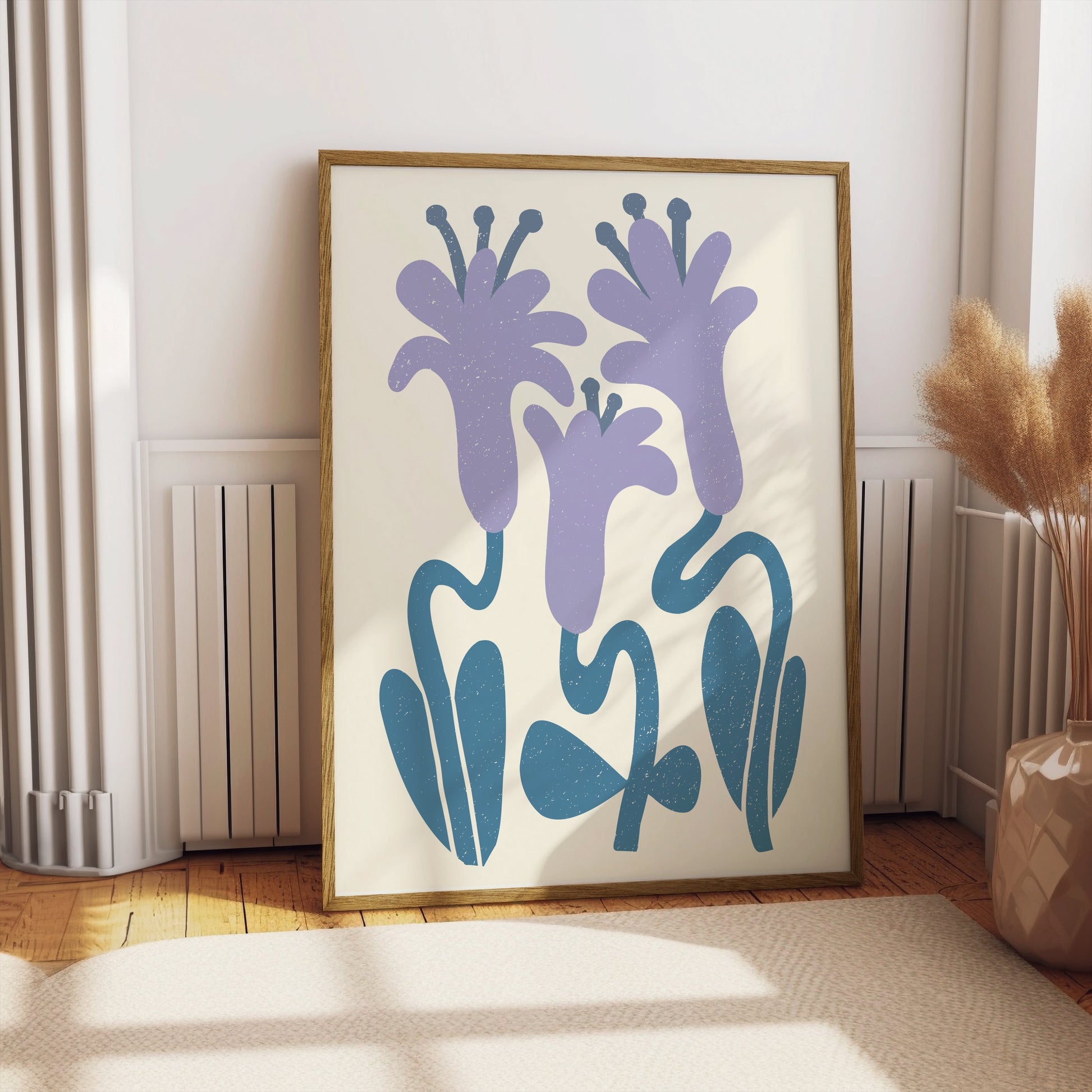 Premium Poster of Abstract Floral Art Lily Design Posters