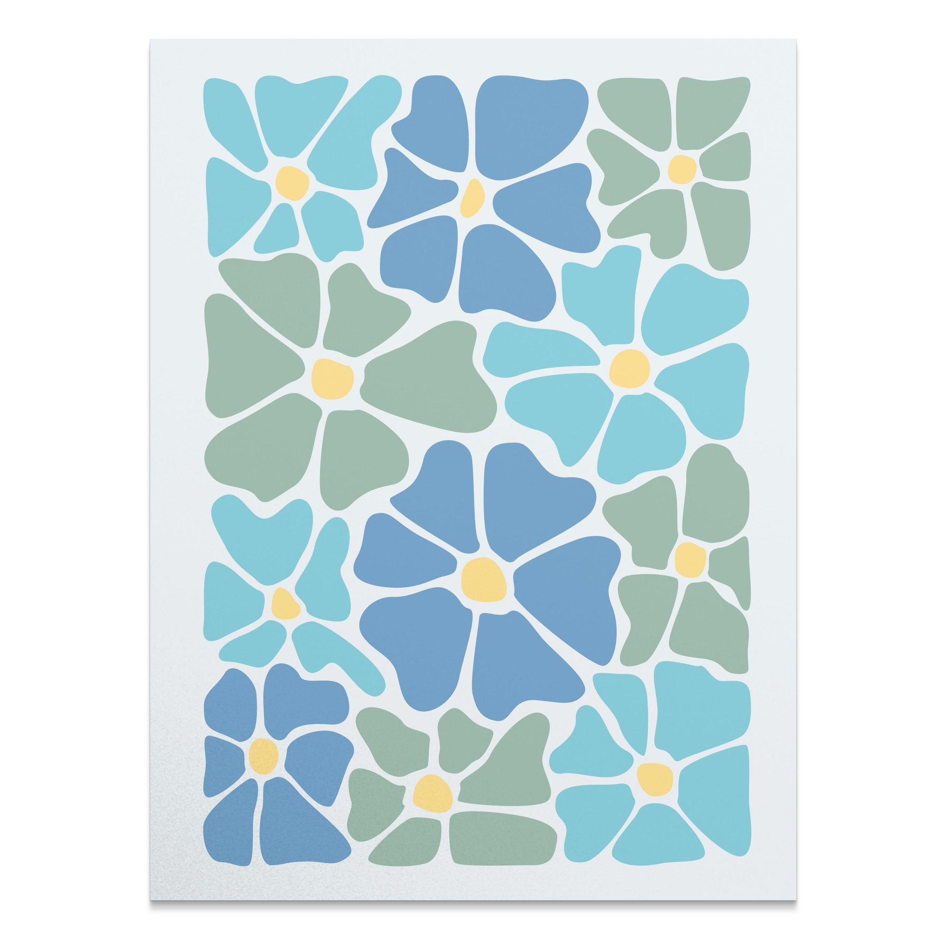 Premium Poster of Abstract Floral Blooms Aesthetic Art Print Posters