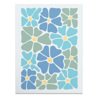 Premium Poster of Abstract Floral Blooms Aesthetic Art Print Posters