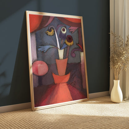 Premium Poster of Abstract Floral Bouquet in Terracotta Pot Posters