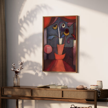 Premium Poster of Abstract Floral Bouquet in Terracotta Pot Posters