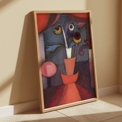 Premium Poster of Abstract Floral Bouquet in Terracotta Pot Posters
