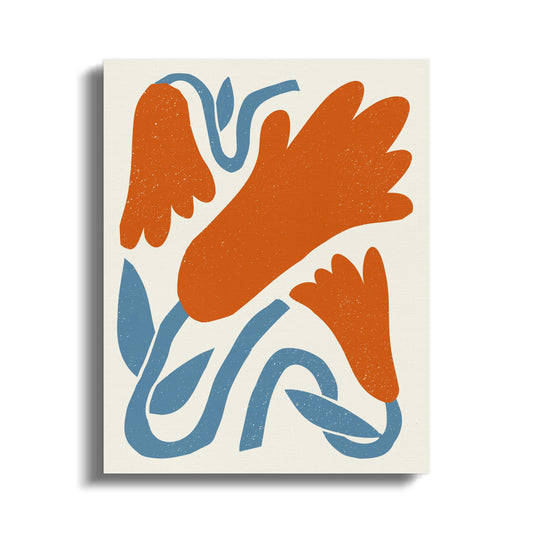 Premium Poster of Abstract Floral Design for Stunning Canvas Wraps