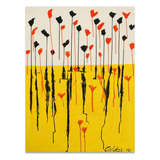 Premium Poster of Abstract Floral Design with Vibrant Colors Posters