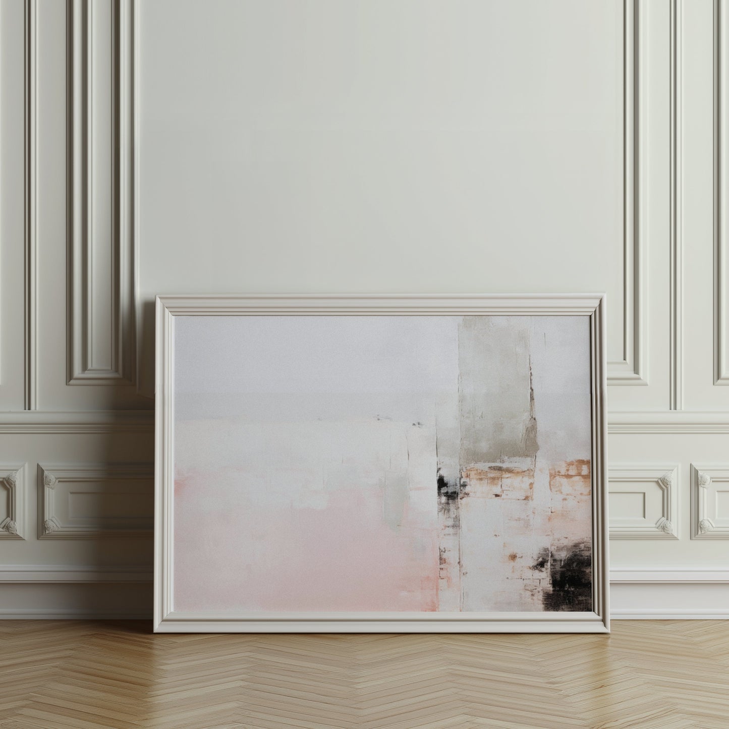 Premium Poster of Abstract Geometric Art in Pastel Tones for Modern Decor Posters