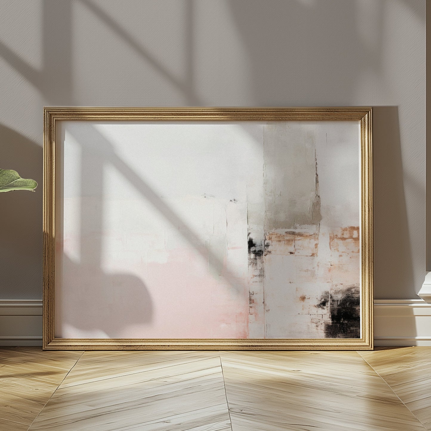 Premium Poster of Abstract Geometric Art in Pastel Tones for Modern Decor Posters