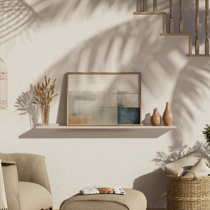 Premium Poster of Abstract Geometric Art with Muted Tones Posters