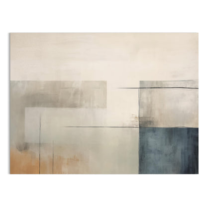 Premium Poster of Abstract Geometric Art with Muted Tones Posters