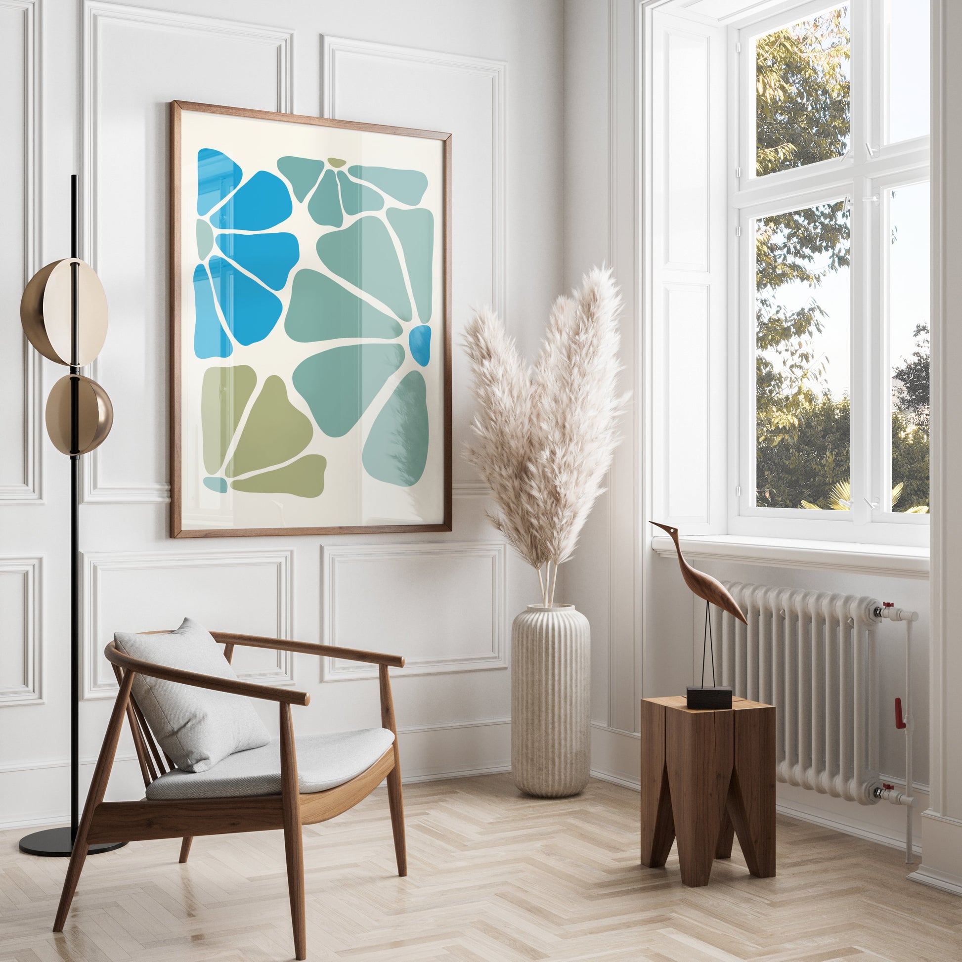 Premium Poster of Abstract Geometric Shapes Minimalist Posters