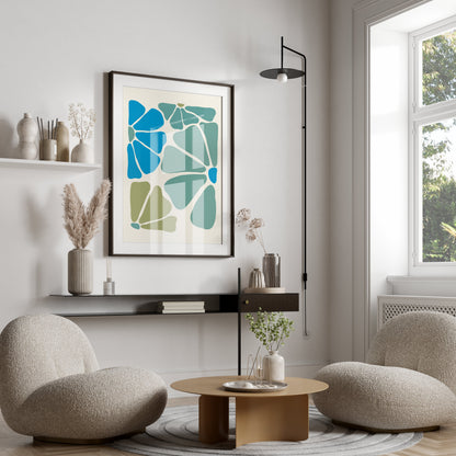 Premium Poster of Abstract Geometric Shapes Minimalist Posters