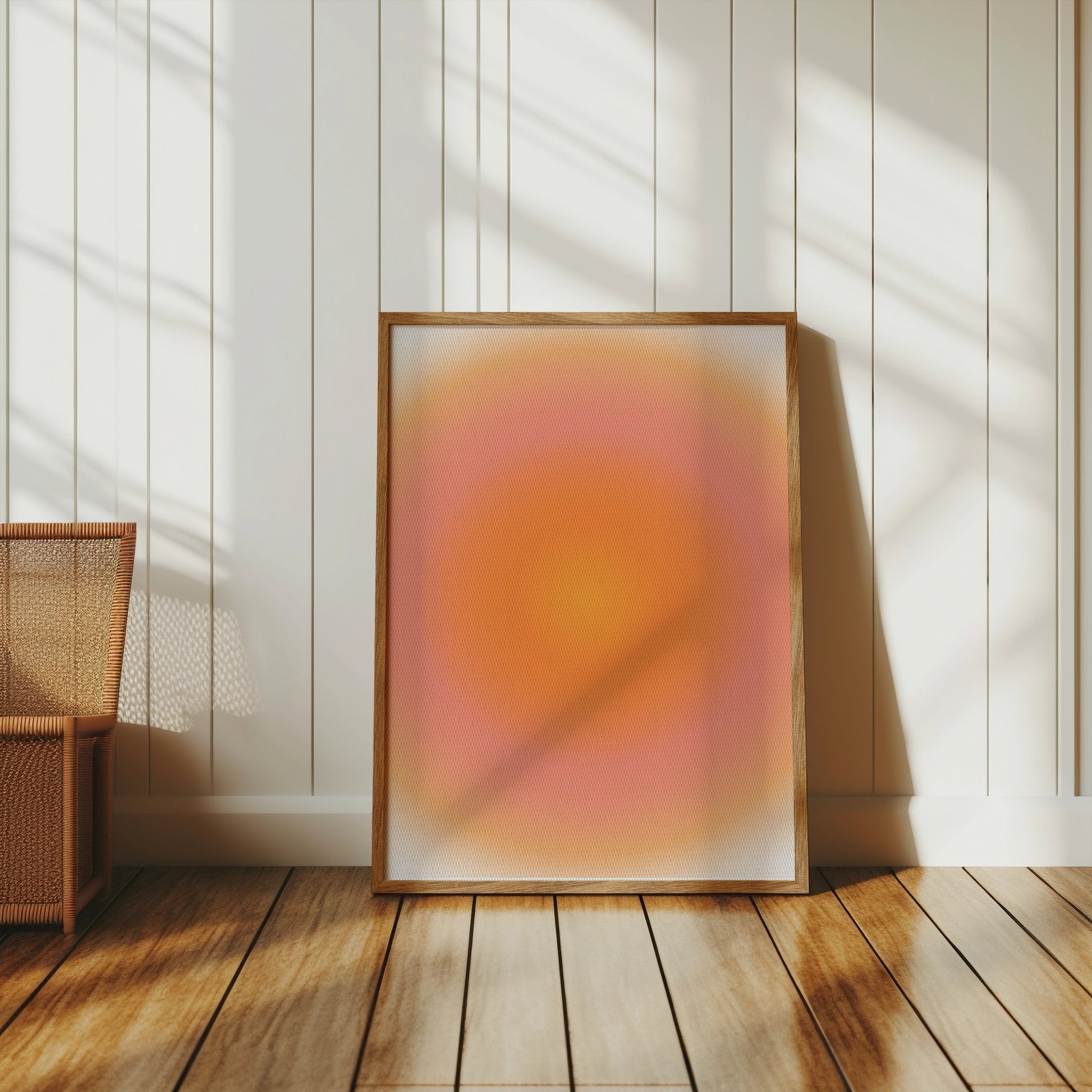 Premium Poster of Abstract Gradient Orange Yellow Rose Aesthetic Posters