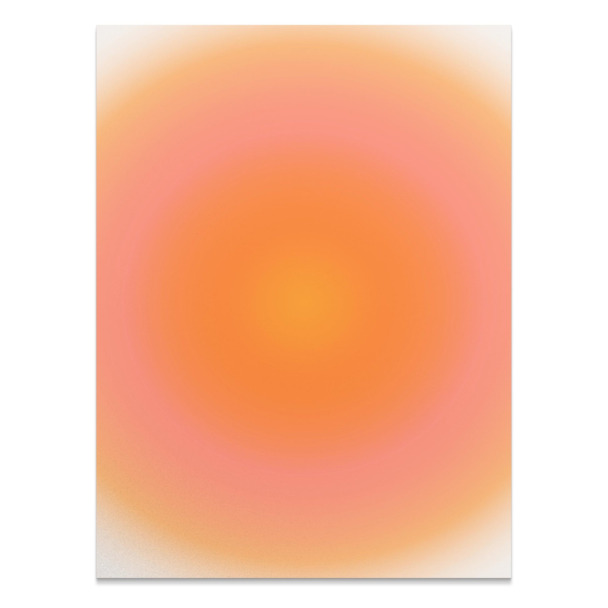 Premium Poster of Abstract Gradient Orange Yellow Rose Aesthetic Posters