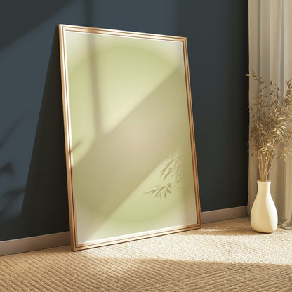 Premium Poster of Abstract Green Gradient Art Circular Pattern Posters