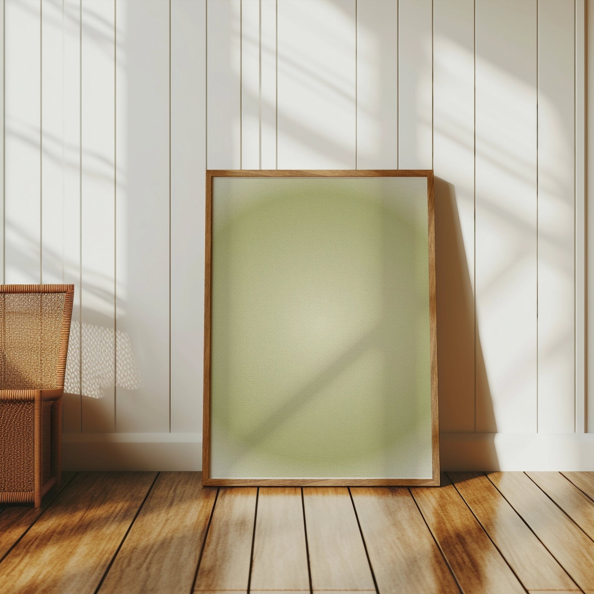 Premium Poster of Abstract Green Gradient Art Circular Pattern Posters