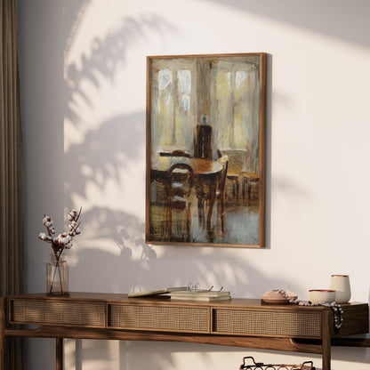 Premium Poster of Abstract Impressionist Room Scene Art Posters