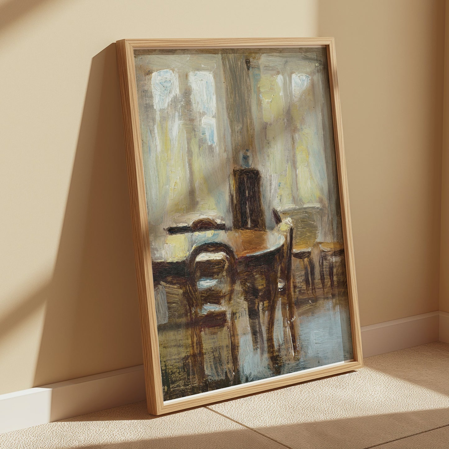 Premium Poster of Abstract Impressionist Room Scene Art Posters