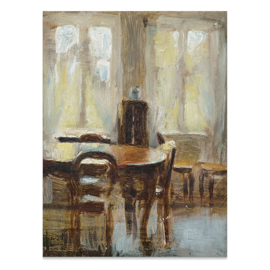 Premium Poster of Abstract Impressionist Room Scene Art Posters
