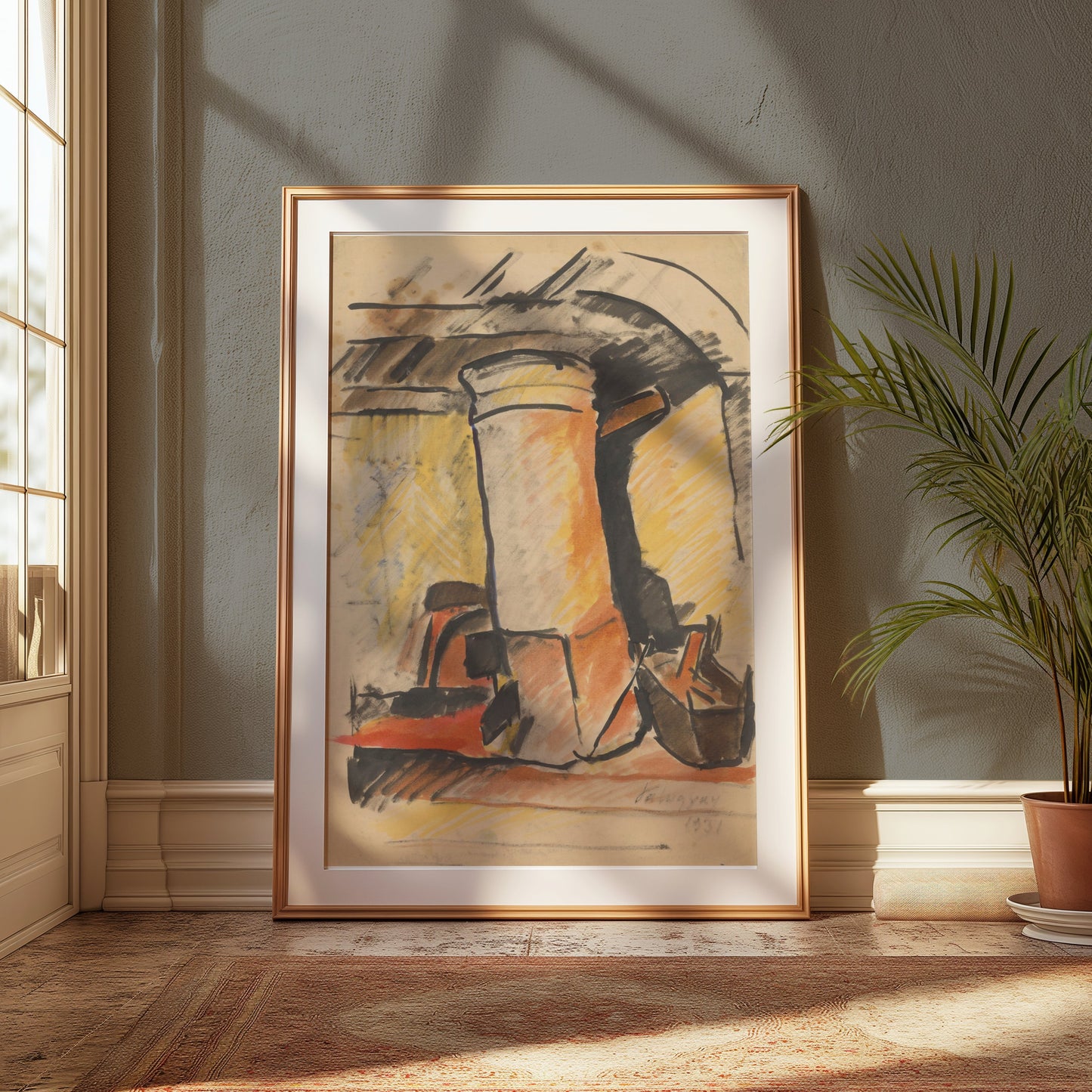 Premium Poster of Abstract Industrial Vintage Art Aesthetic Posters