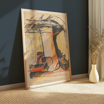 Premium Poster of Abstract Industrial Vintage Art Aesthetic Posters