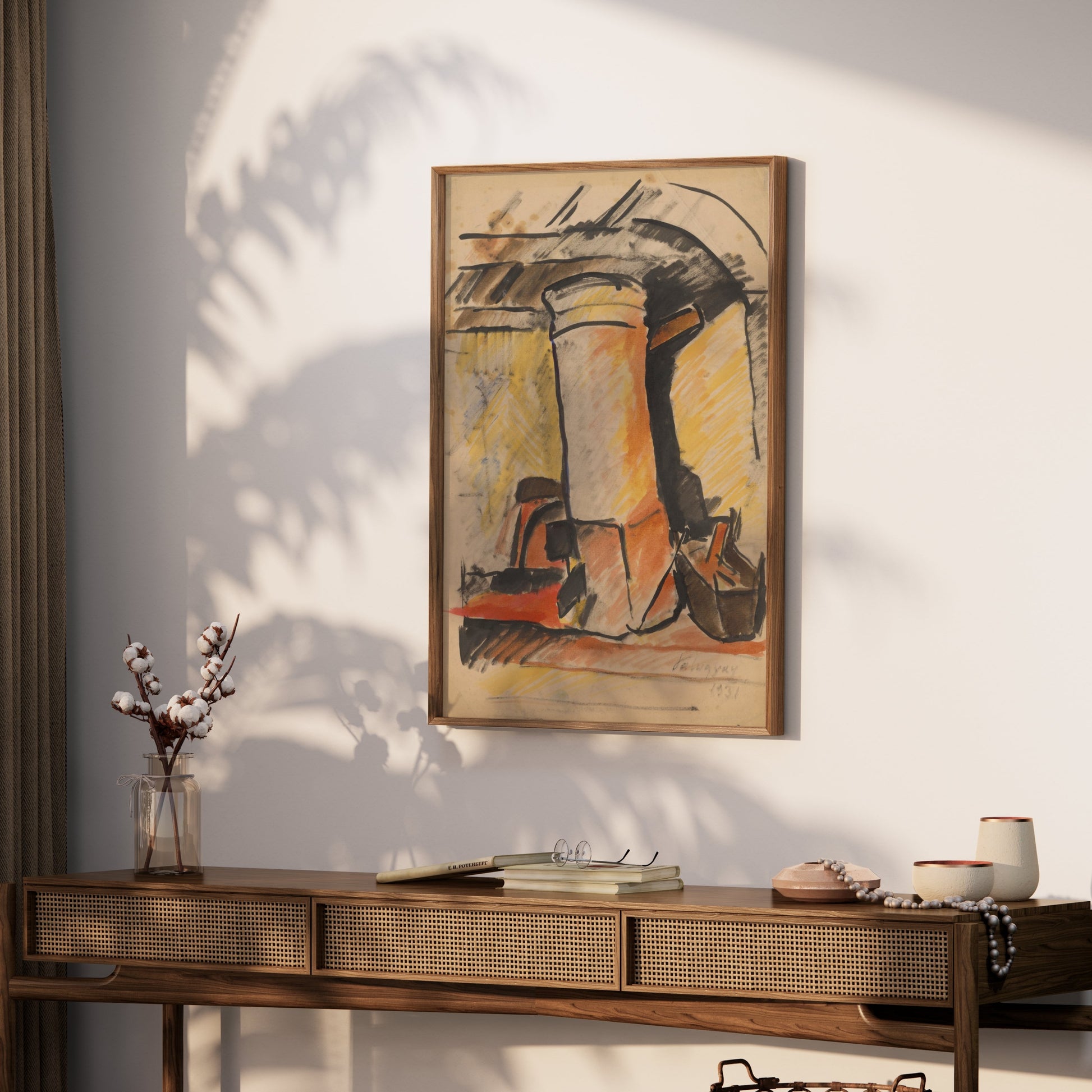 Premium Poster of Abstract Industrial Vintage Art Aesthetic Posters