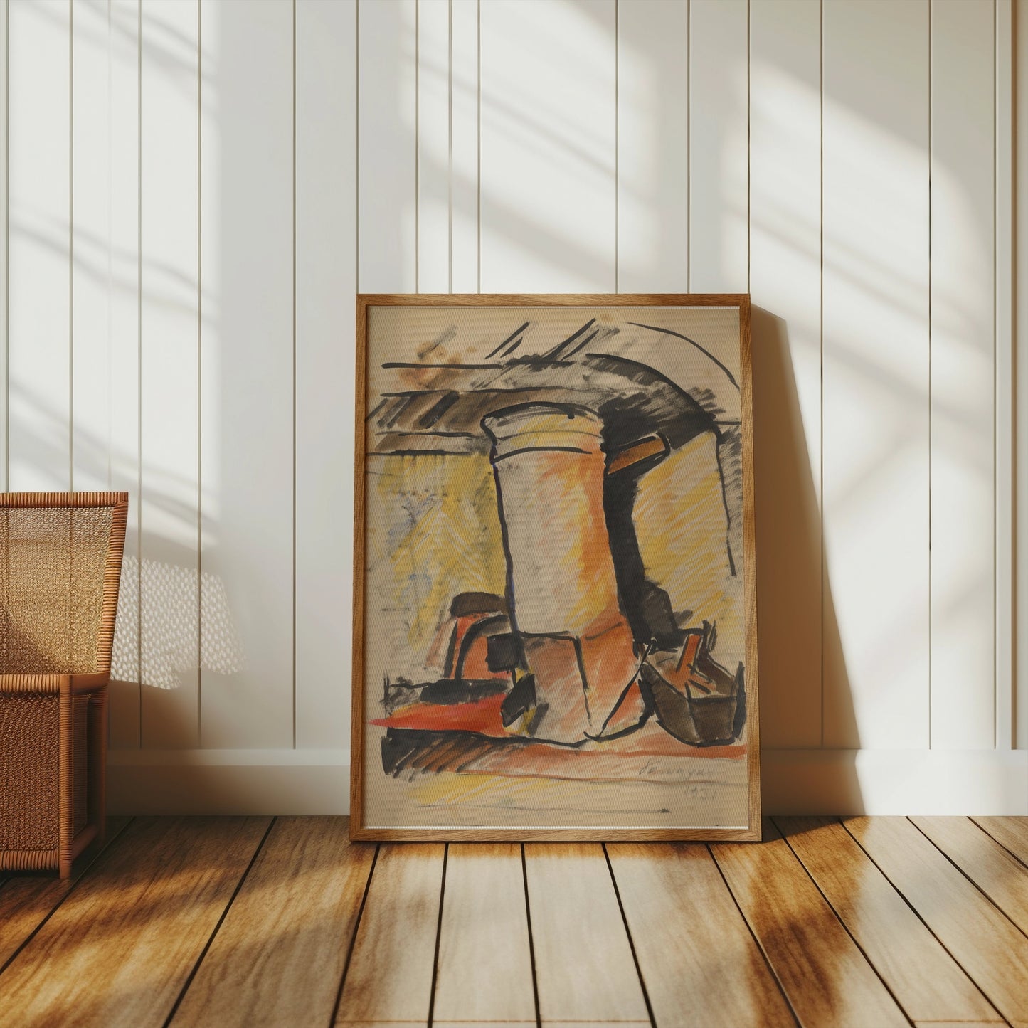 Premium Poster of Abstract Industrial Vintage Art Aesthetic Posters