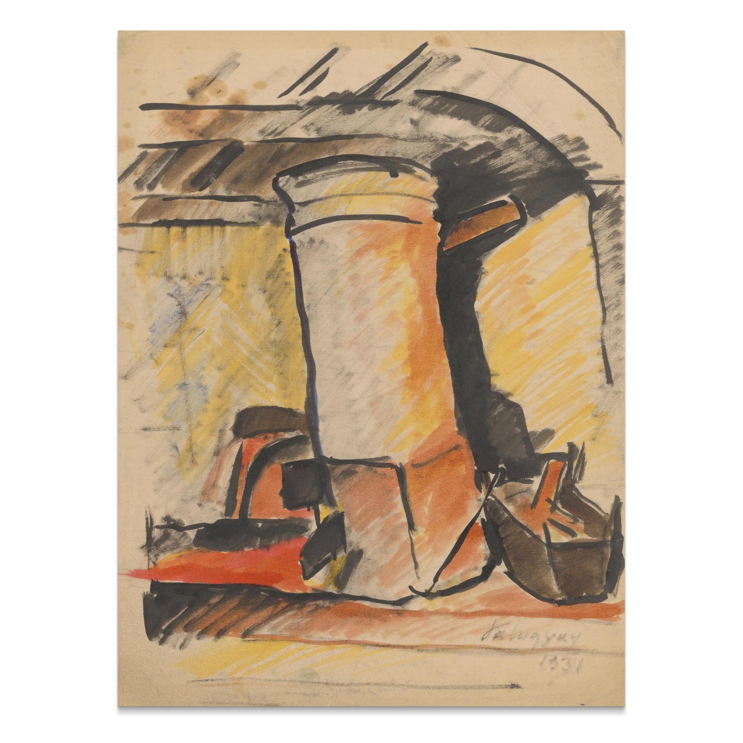 Premium Poster of Abstract Industrial Vintage Art Aesthetic Posters