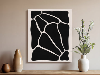 Premium Poster of Abstract Intricate Design Floral Wall Art Canvas Wraps