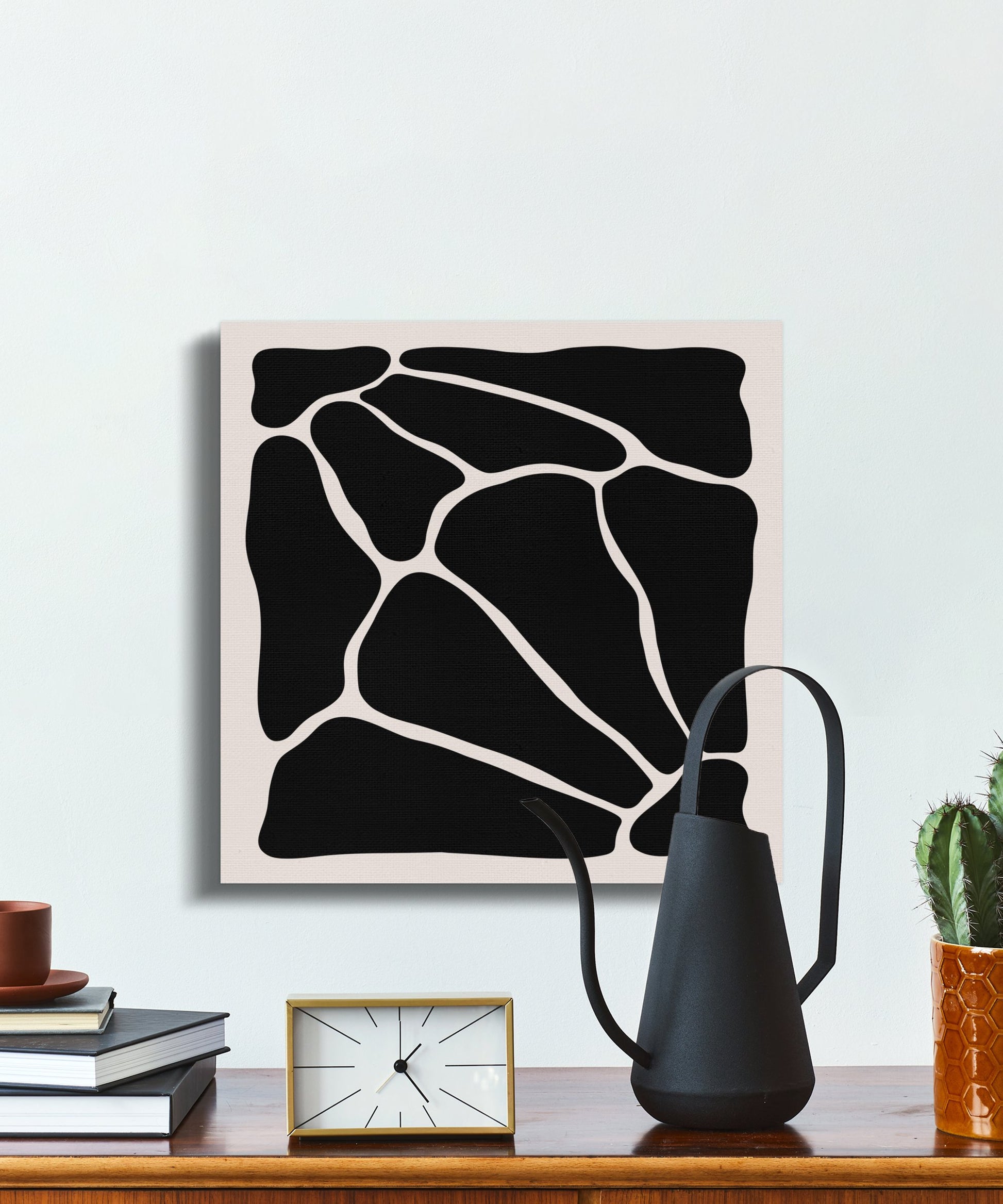Premium Poster of Abstract Intricate Design Floral Wall Art Canvas Wraps