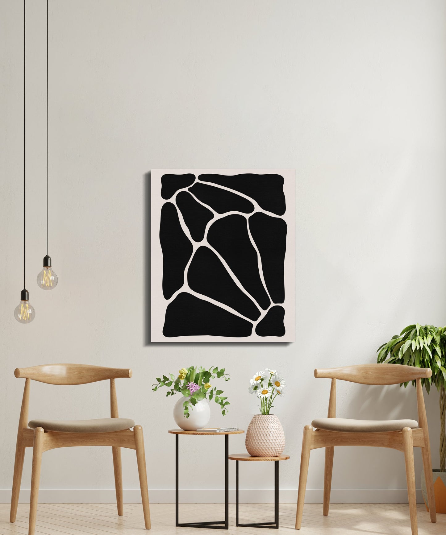 Premium Poster of Abstract Intricate Design Floral Wall Art Canvas Wraps