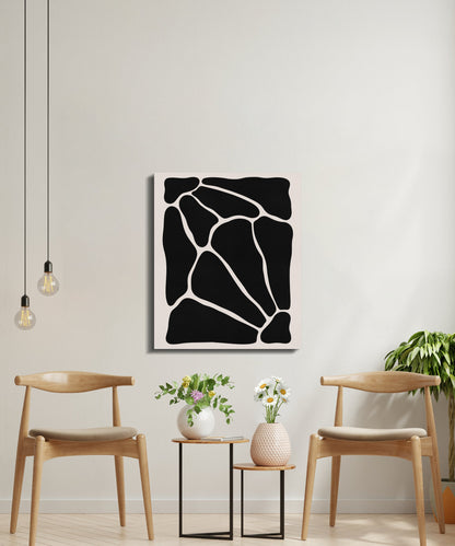 Premium Poster of Abstract Intricate Design Floral Wall Art Canvas Wraps