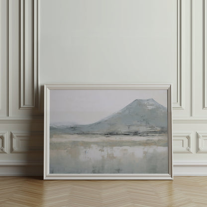 Premium Poster of Abstract Landscape With Mountain Scene Art Posters