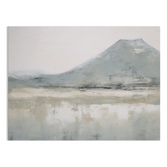 Premium Poster of Abstract Landscape With Mountain Scene Art Posters