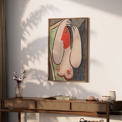 Premium Poster of Abstract Modern Art Female Profile Figure Posters