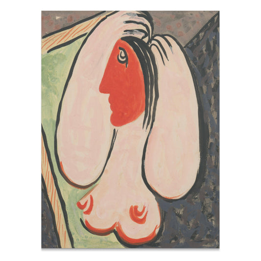 Premium Poster of Abstract Modern Art Female Profile Figure Posters