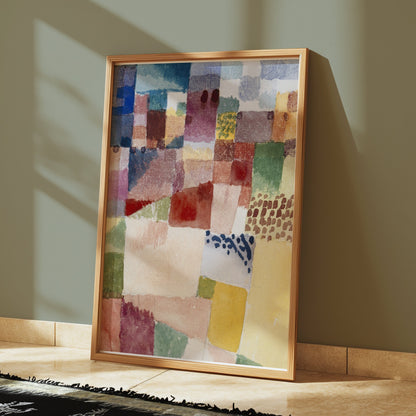 Premium Poster of Abstract Multicolor Patchwork Design Wall Art Posters