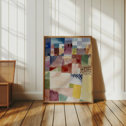 Premium Poster of Abstract Multicolor Patchwork Design Wall Art Posters