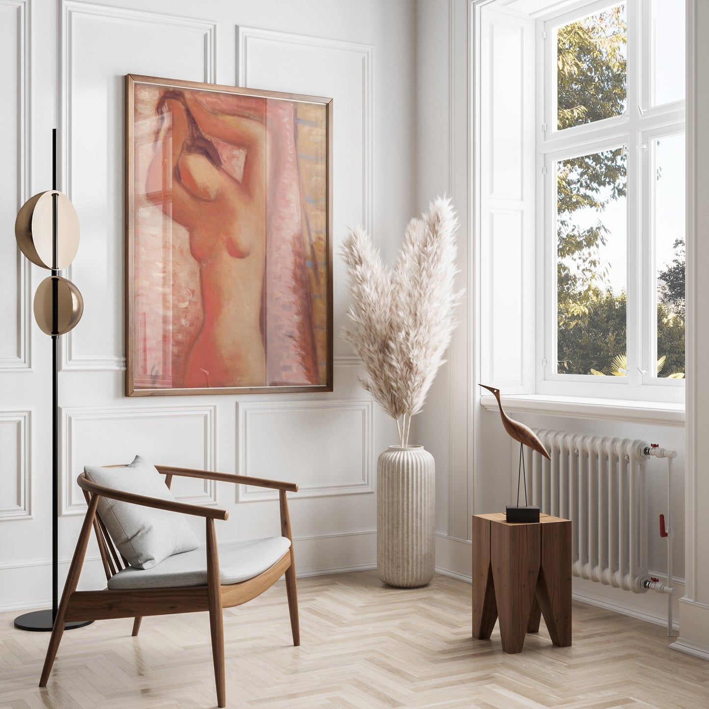 Premium Poster of Abstract Nude Female Body Expression Posters