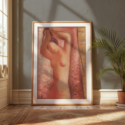 Premium Poster of Abstract Nude Female Body Expression Posters