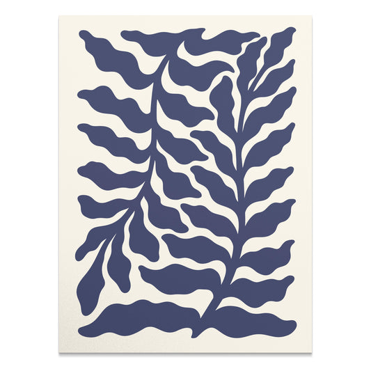 Premium Poster of Abstract Ocean Plant Designs Art Wall Decorative Posters