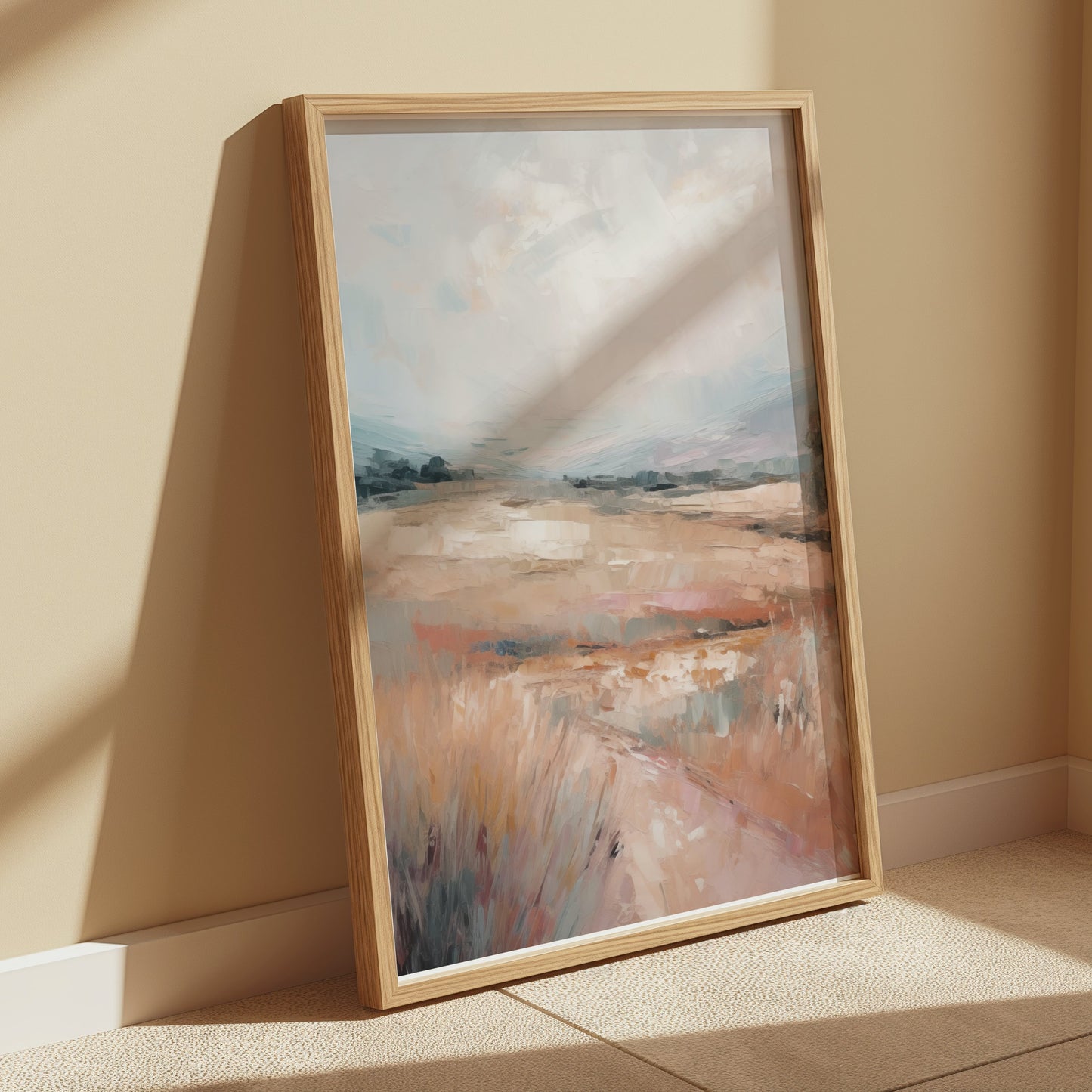Premium Poster of Abstract Pastel Landscape Artwork Print Posters