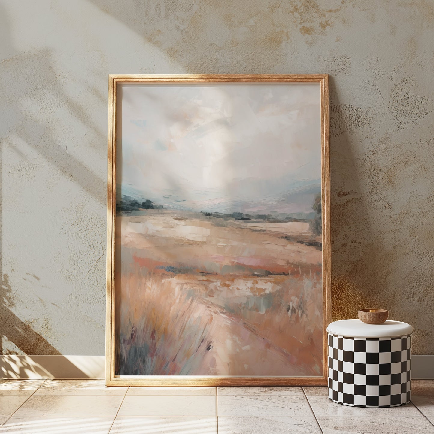 Premium Poster of Abstract Pastel Landscape Artwork Print Posters