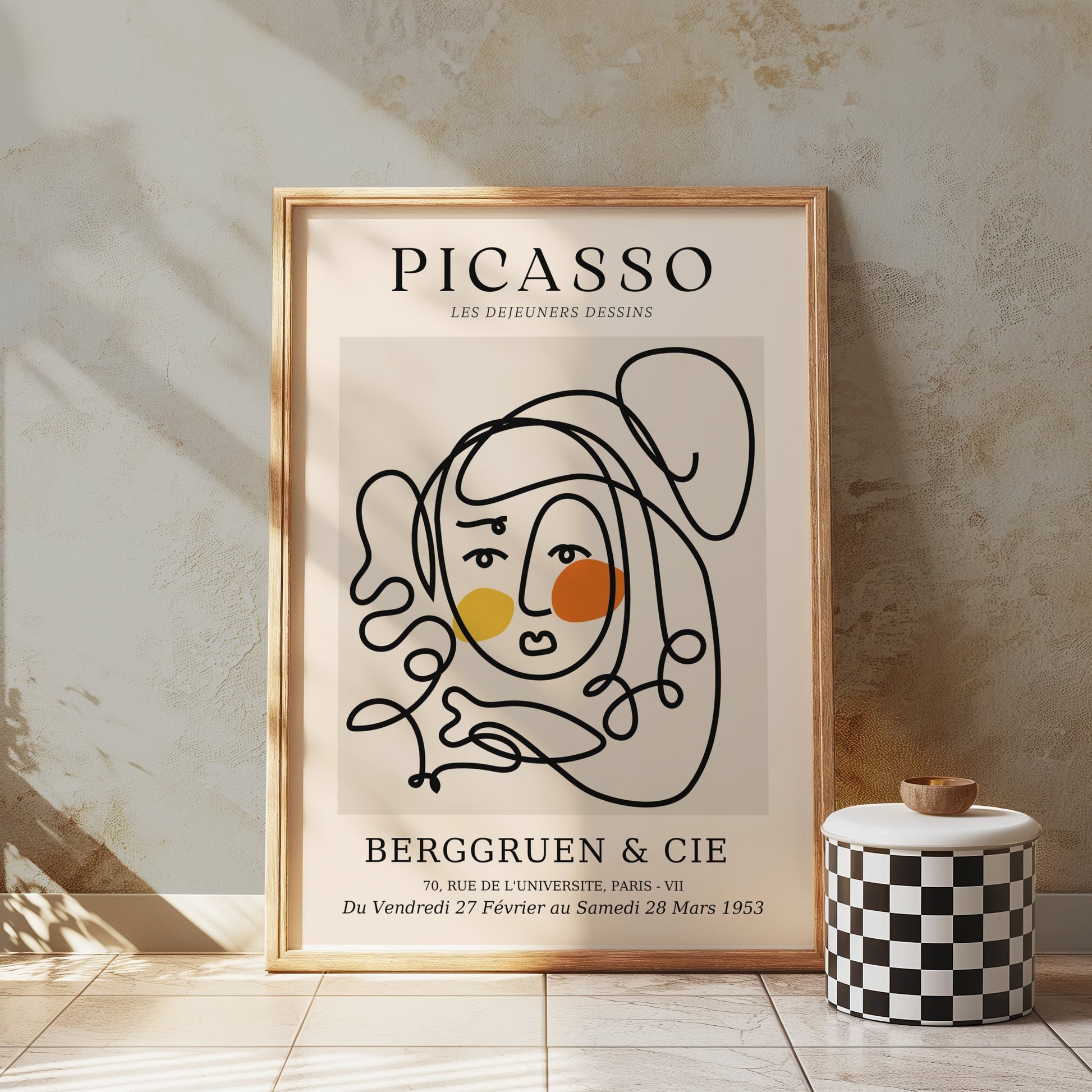 Premium Poster of Abstract Picasso Art Exhibition Posters