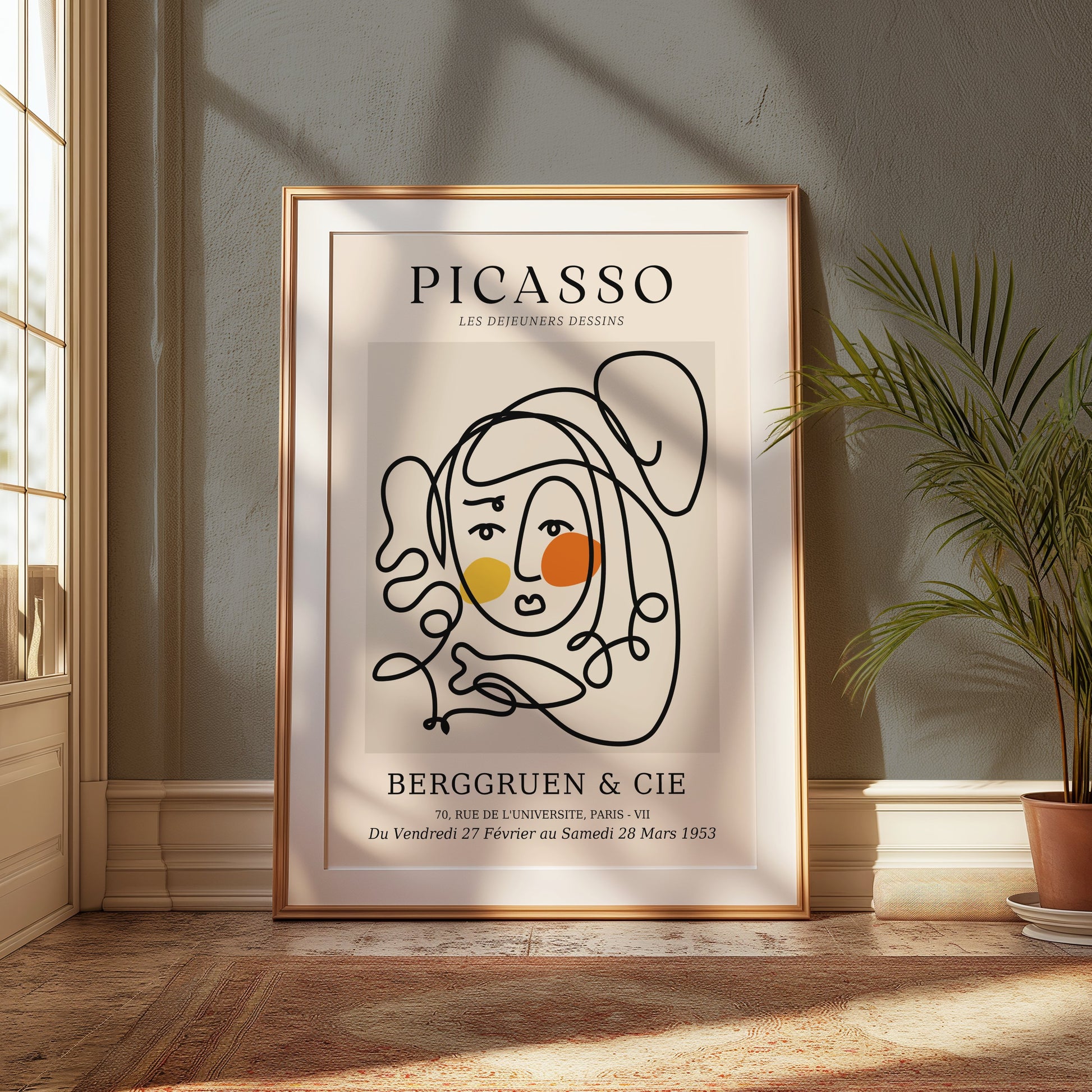 Premium Poster of Abstract Picasso Art Exhibition Posters