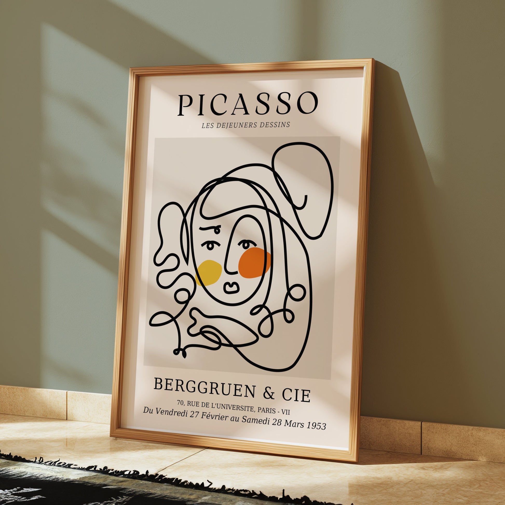 Premium Poster of Abstract Picasso Art Exhibition Posters