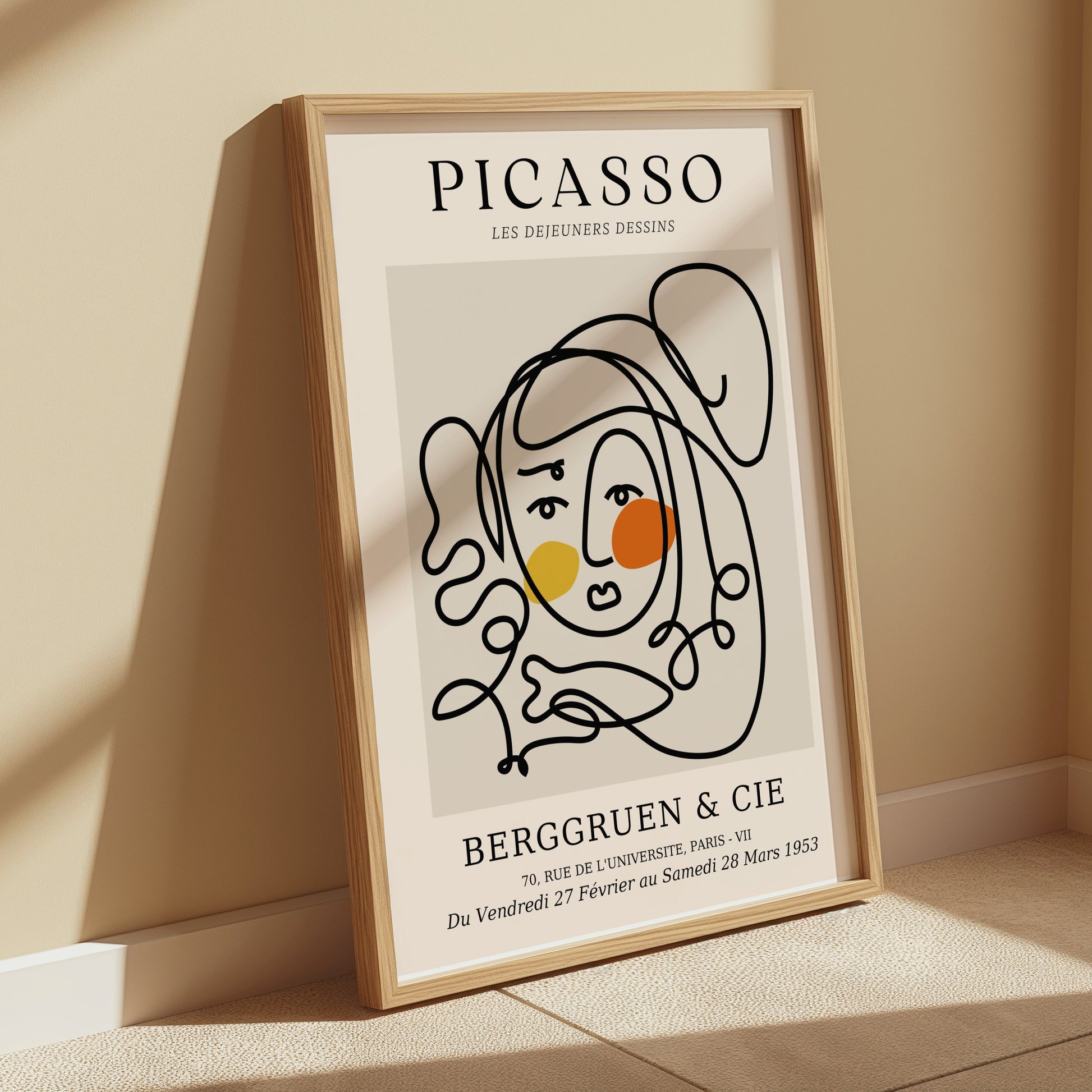 Premium Poster of Abstract Picasso Art Exhibition Posters