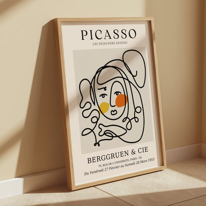 Premium Poster of Abstract Picasso Art Exhibition Posters