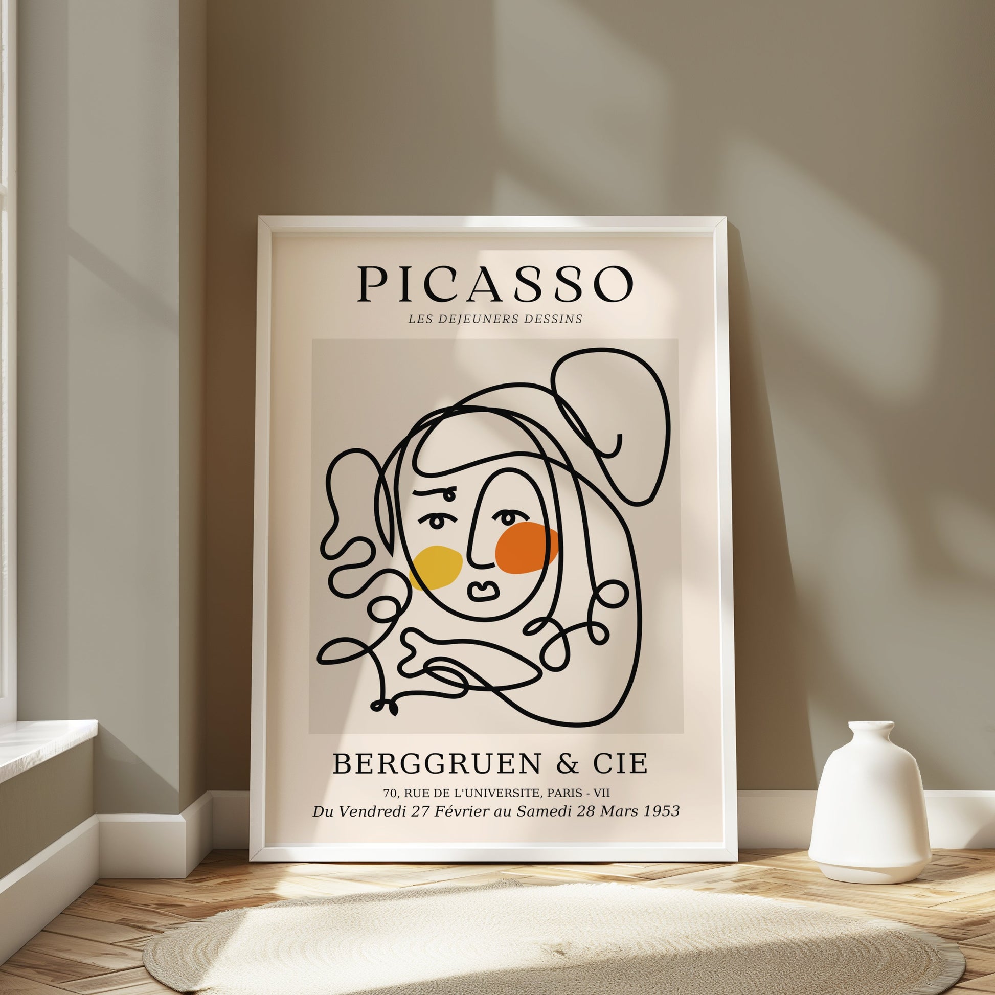 Premium Poster of Abstract Picasso Art Exhibition Posters