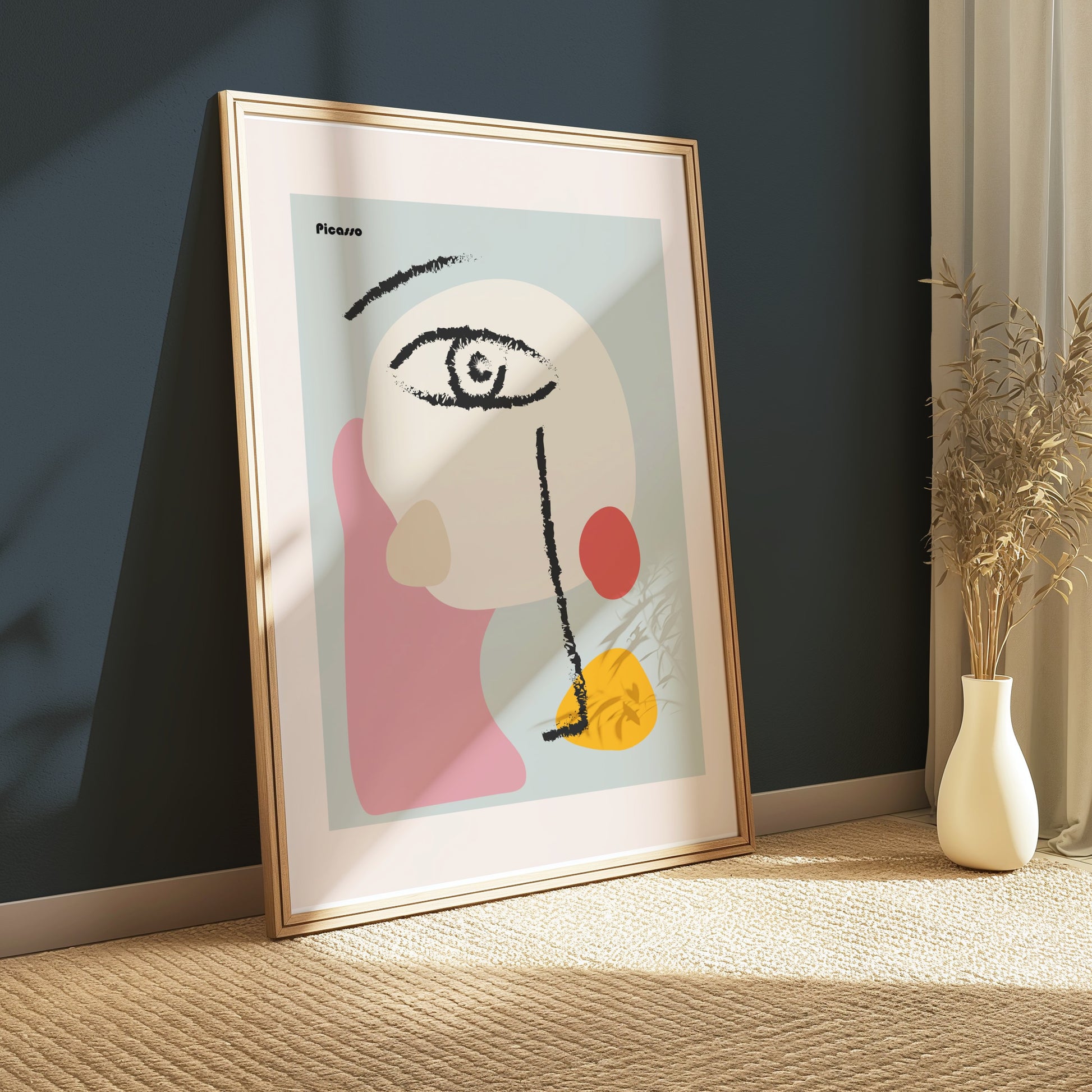 Premium Poster of Abstract Picasso Art Face Painting Posters