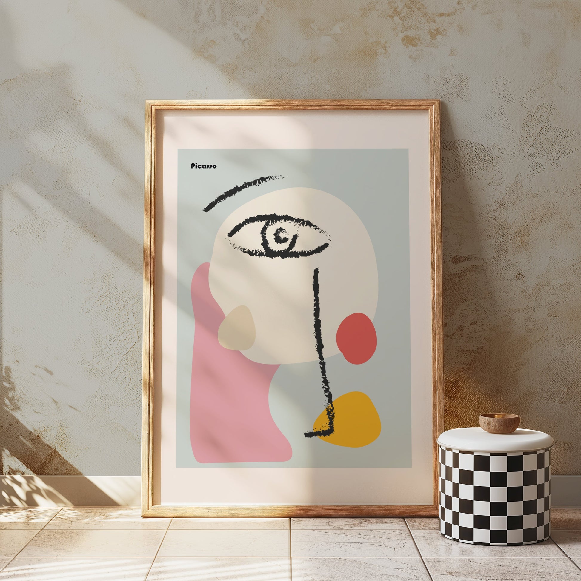 Premium Poster of Abstract Picasso Art Face Painting Posters