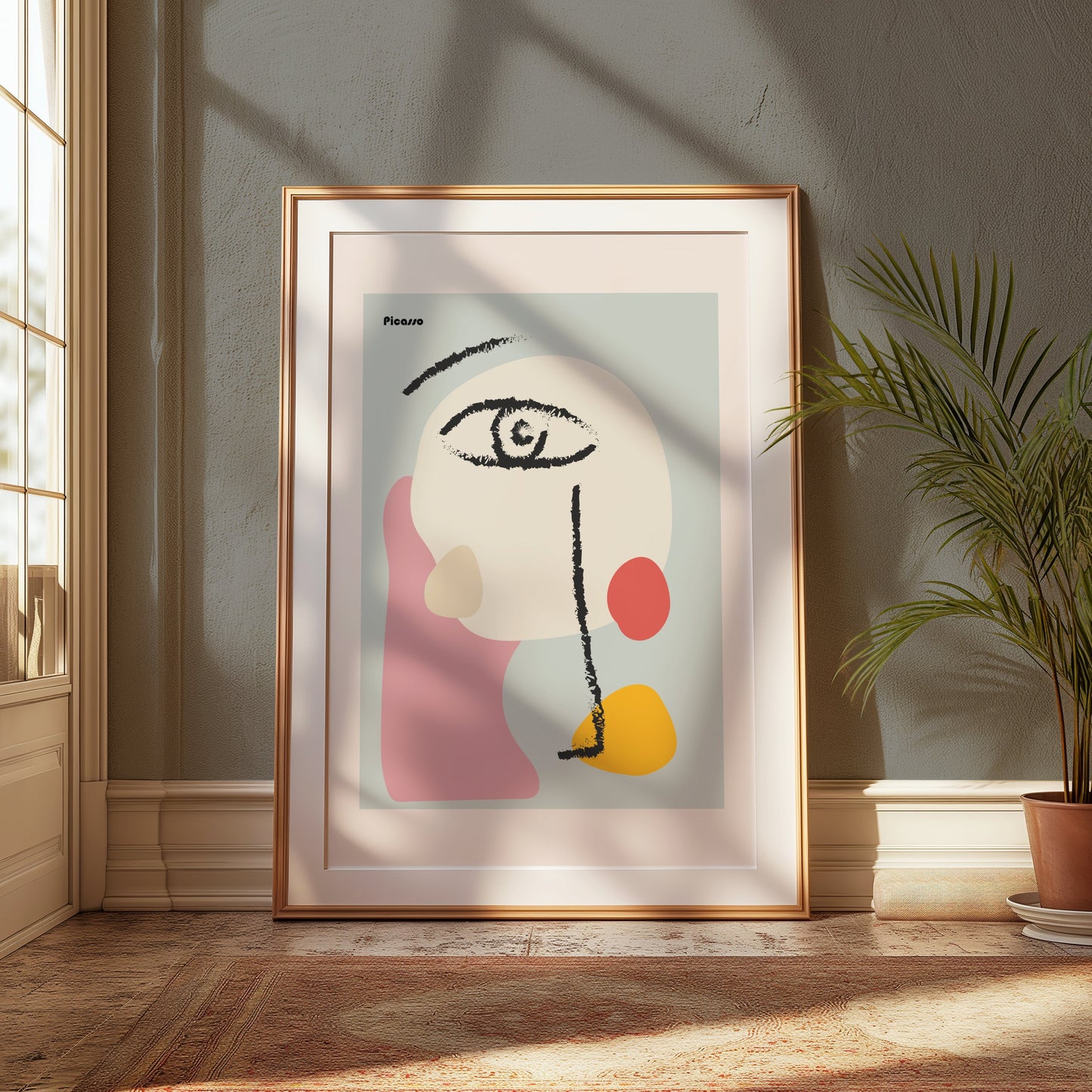 Premium Poster of Abstract Picasso Art Face Painting Posters